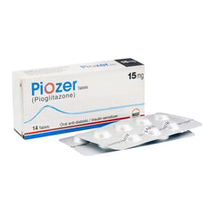 Piozer 15mg Tablet – Type 2 Diabetes Blood Sugar Control Medicine