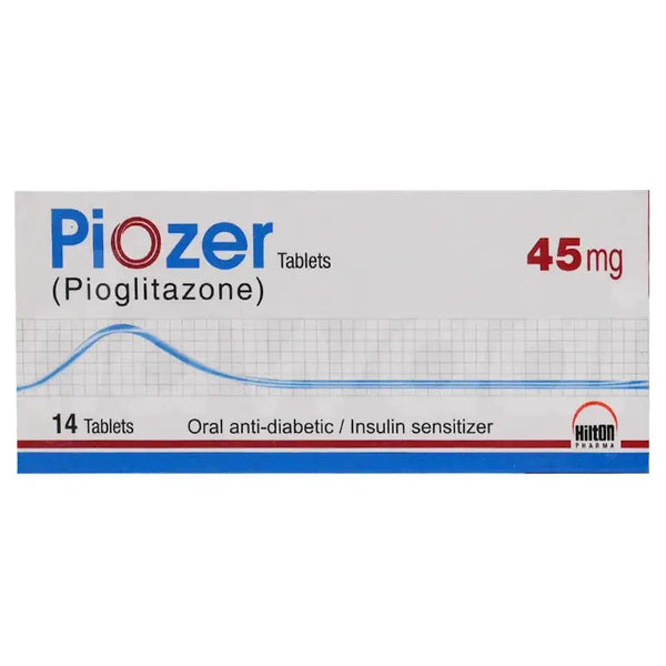 Piozer 45mg Tablet – Advanced Blood Sugar Control for Type 2 Diabetes