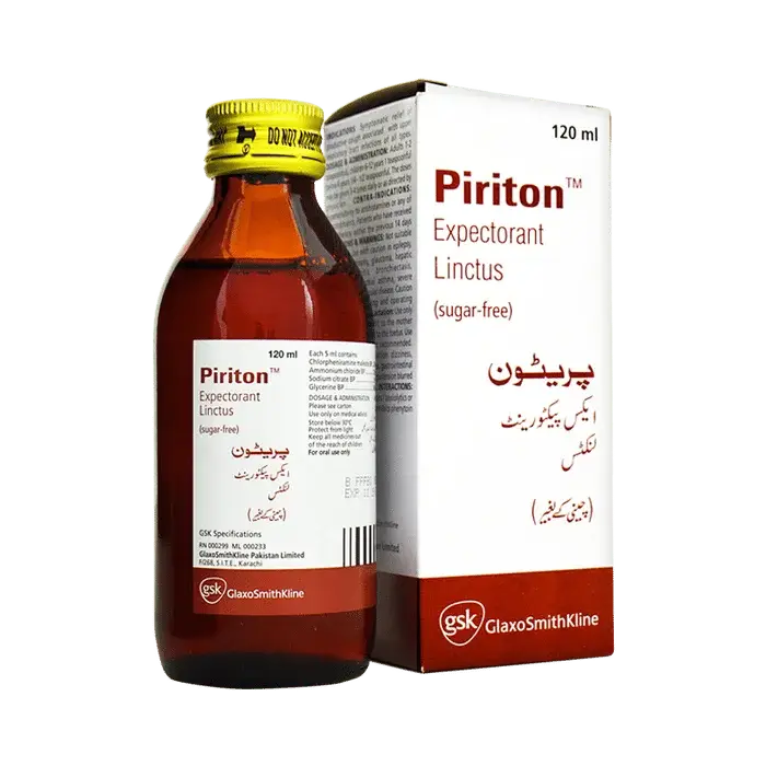Piriton Expectorant Linctus Syrup 120ml