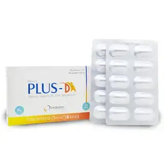 D Plus Tablets — Calcium, Zinc, Magnesium & Vitamin D3 for Strong Bones