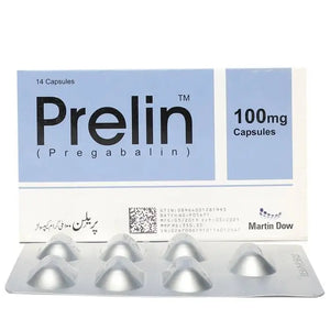 Prelin 100mg Pregabalin Capsules – Nerve Pain & Anxiety