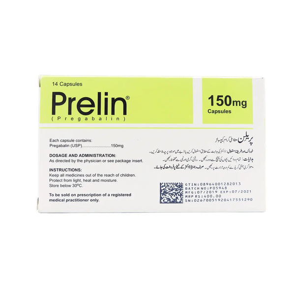 Prelin 150mg Cap