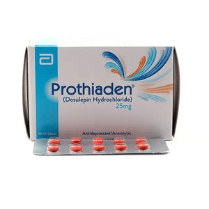 Prothiaden Tablets 25mg Dothiepin antidepressant pack by Abbott - Derma.pk