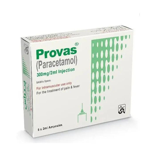Provas Injection 2ml — Paracetamol for Pain & Fever Relief – Available in Pakistan
