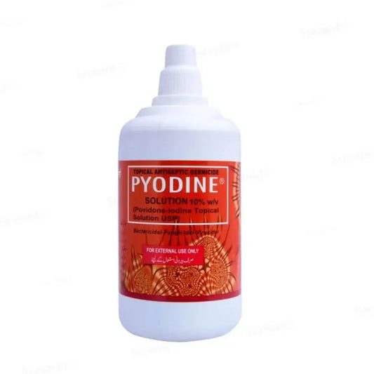 Pyodine Topical Solution 10% 450Ml ��� Antiseptic Solution for Wound Care