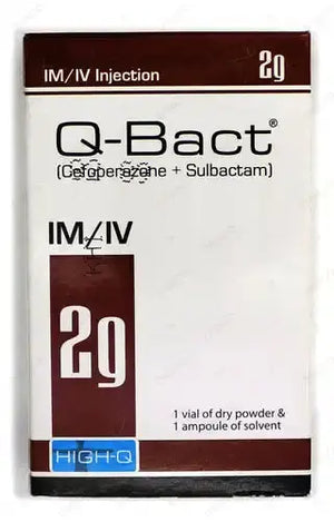 Q-Bact IM/IV Injection 2g ��� Cefoperazone + Salbactam for Bacterial Infections