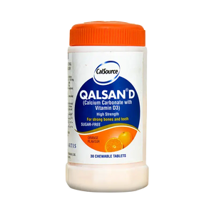 Qalsan D Orange Flavour Tablet 30s