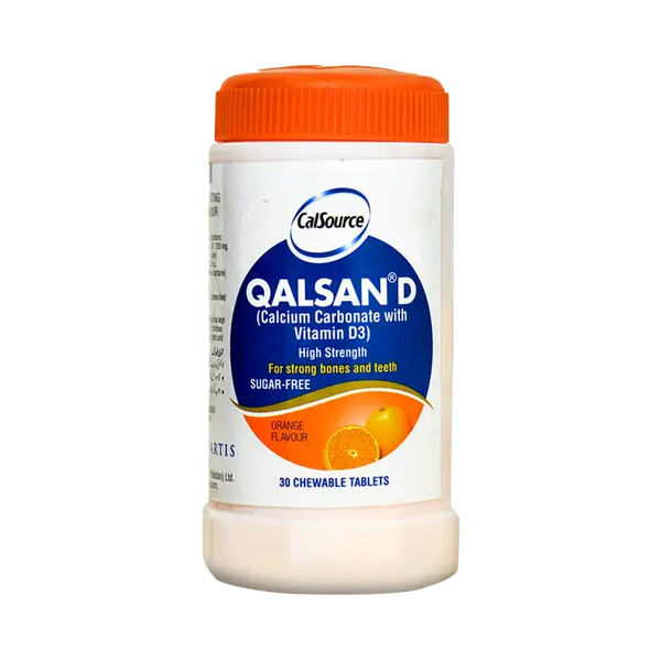 Qalsan D Orange Flavour Tablet 30s