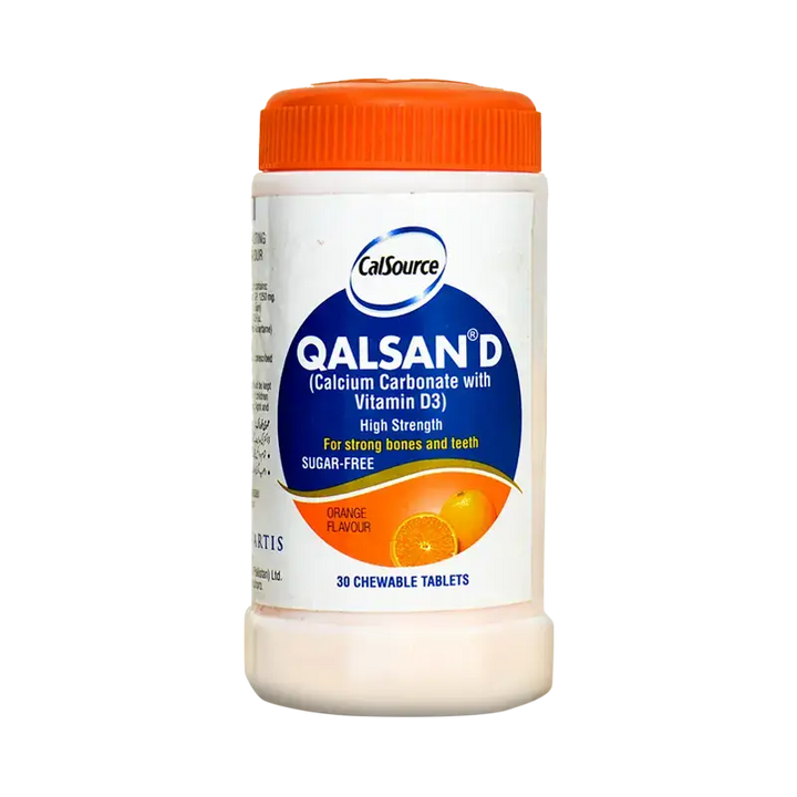 Qalsan D Orange Flavour Tablet 30s