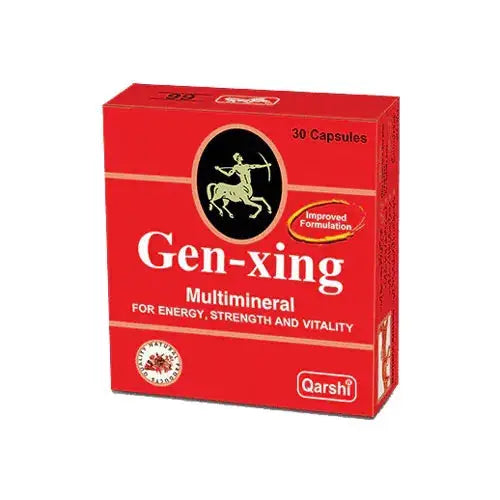 Qarshi Gen-Xing 30 Capsules – Herbal Strength Supplement for Men