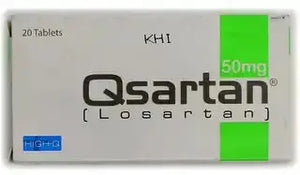 Qsartan Tablets 50mg – Losartan Potassium for Hypertension – Available in Pakistan