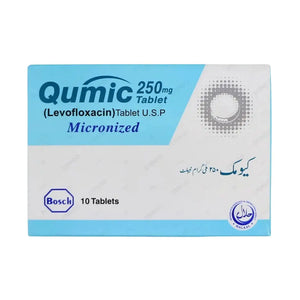 Qumic Tablets 250mg (Levofloxacin) - Bosch Pharmaceuticals | derma.pk