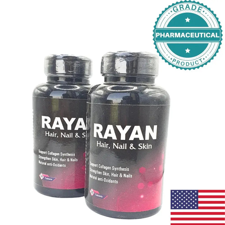 RAYAN HAIR, NAILS AND SKIN SUPPLEMENTS 30 TABLETS Fablous Pharma