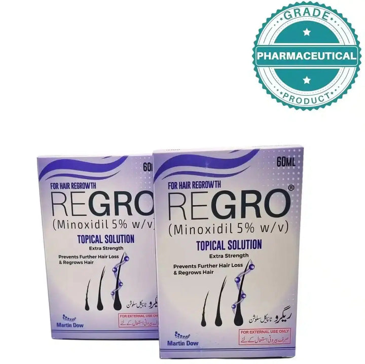REGRO TOPICAL SOLUTION EXTRA STRENGTH FOR HAIR REGROWTH 60ml MARTIN DOW