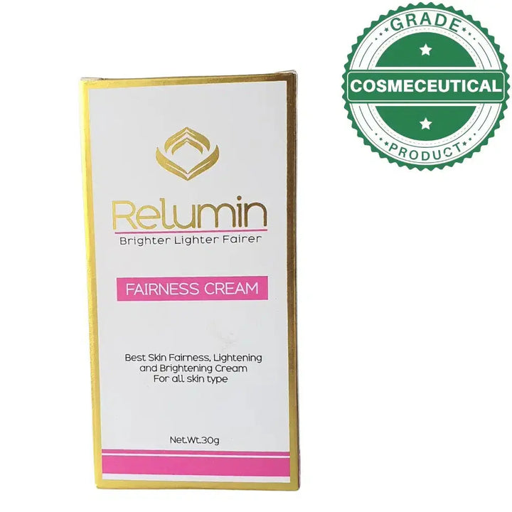RELUMIN FAIRNESS CREAM | BRIGHTER, LIGHTER, FAIRER 30g Asra Derm pharma