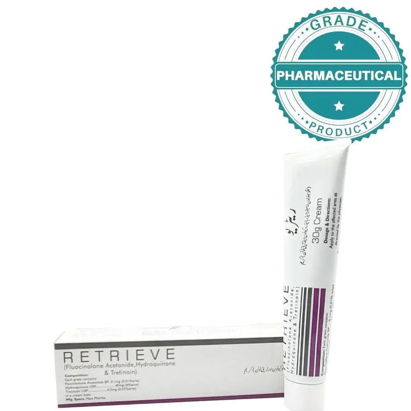 Retrieve Cream Tretinoin + Hydroquinone + Fluocinolone 30g