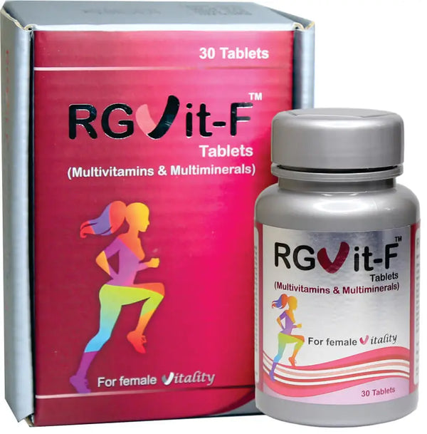 Rgvit F Tab 30s Jar – Multivitamin with Folic Acid for Daily Health Support