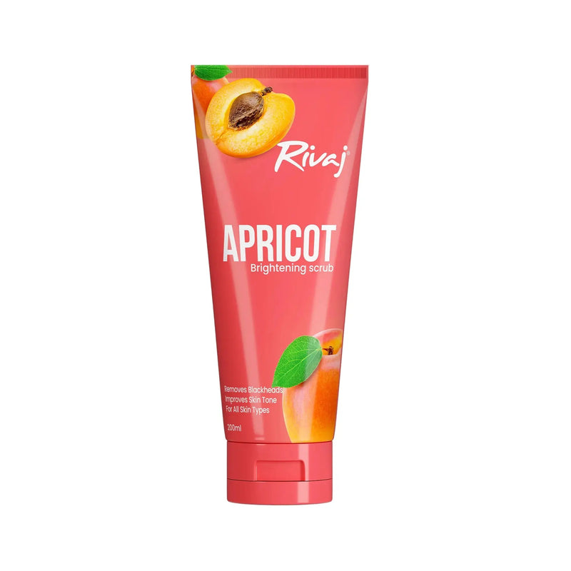 Rivaj Apricot Brightening Scrub 200ml – Exfoliating & Glow Boosting Scrub