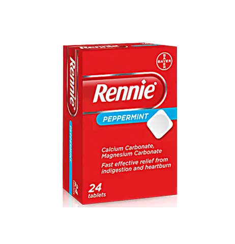 Rennie Chewable Tablets (Pack of 24) - Antacid – Available in Pakistan