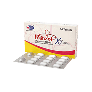 Ranzol XR 500mg Tablet – Ranolazine Extended Release for Chronic Angina