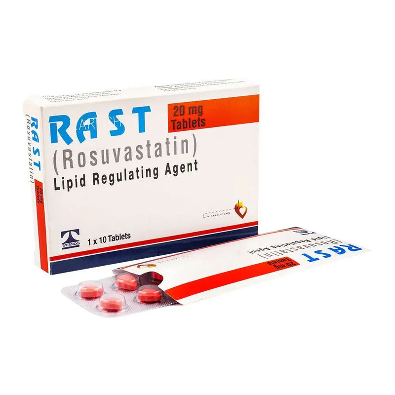 Rast Rosuvastatin 20mg Tablets