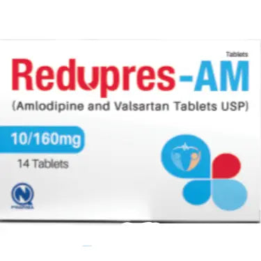 Redupres AM Amlodipine Valsartan 10/160mg Tablets