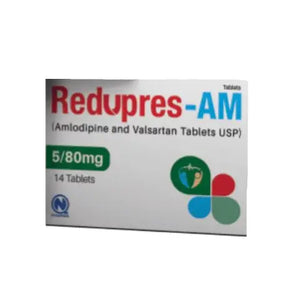 Redupres AM Amlodipine Valsartan 5/80mg Tablets 14s