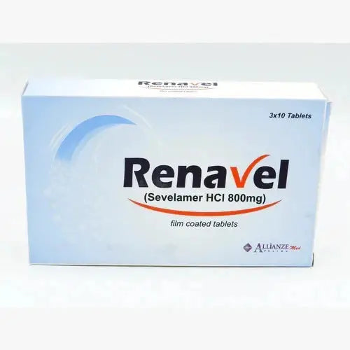 Renavel 800mg Tab 30’s – Kidney Health and Chronic Kidney Disease Management Allianze