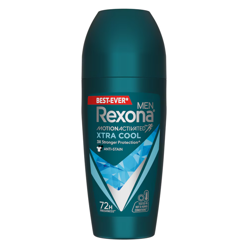 Buy Rexona Xtra Cool Roll-On – 72H Peppermint Antiperspirant at Derma.pk