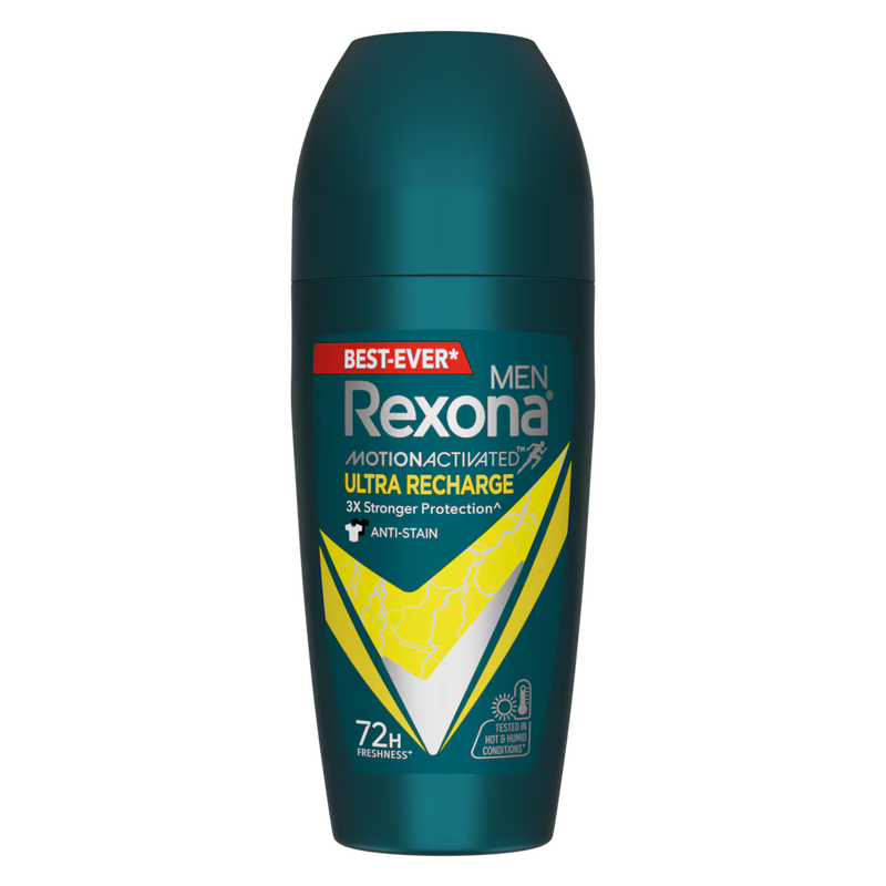 Buy Rexona Ultra Recharge Roll-On – 72H Antiperspirant for Men