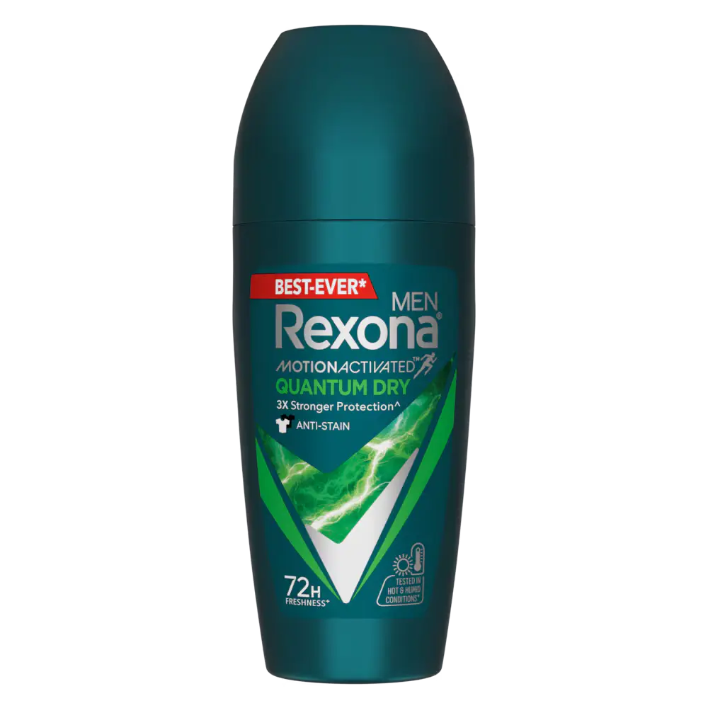 Rexona Quantum Dry Roll-On 72h Antiperspirant – View Product Detail