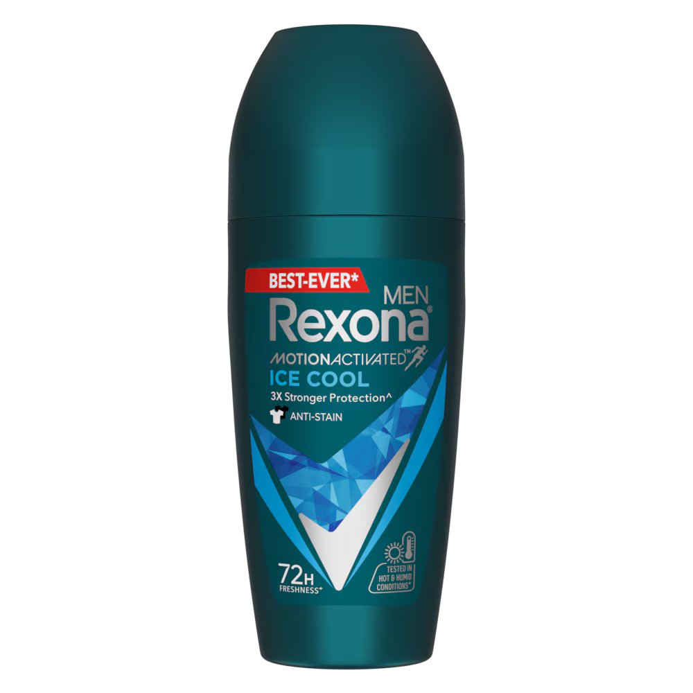 Buy Rexona Ice Cool Roll-On ��� 72H Mint Antiperspirant for Men at Derma.pk