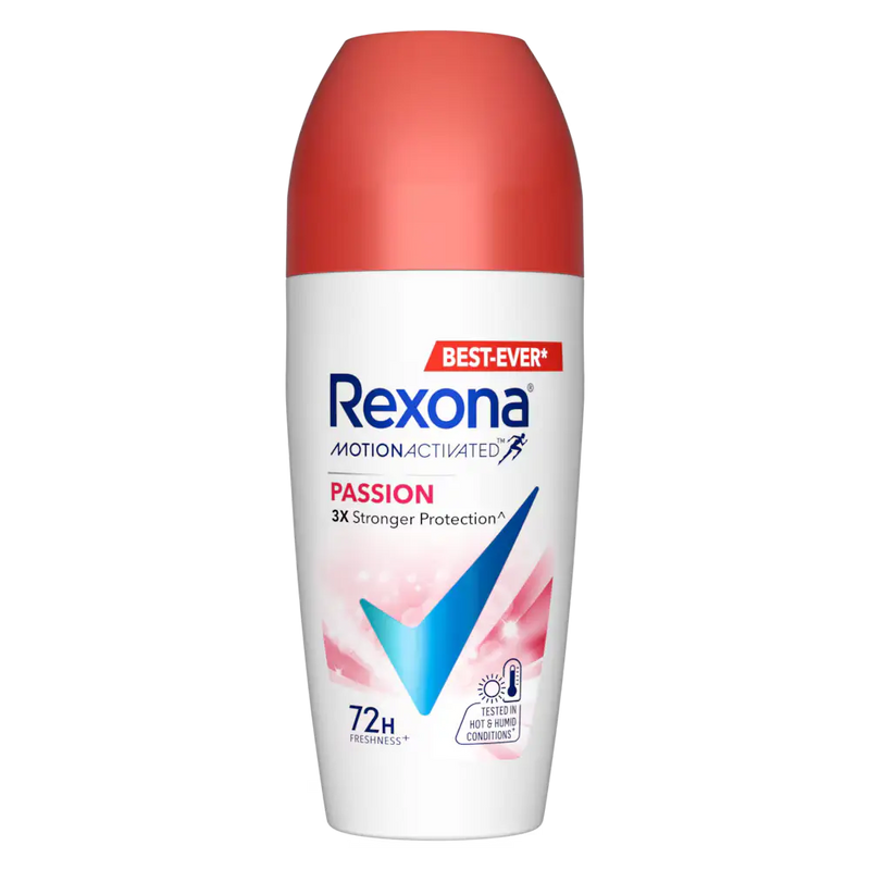Buy Rexona Passion Roll-On – 72H Antiperspirant Deo from Derma.pk