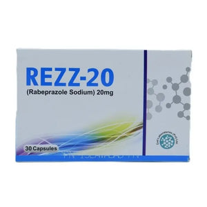 Rezz 20mg Capsules – Rabeprazole Sodium for Acidity, Heartburn & Ulcer Relief