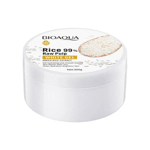 Bioaqua Rice Raw Pulp White Gel Moisturizing Brightening Gel 300g