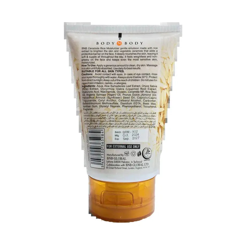 BNB Rice Ceramide Moisturizer – Nourish and restore skin with ceramide barrier repair