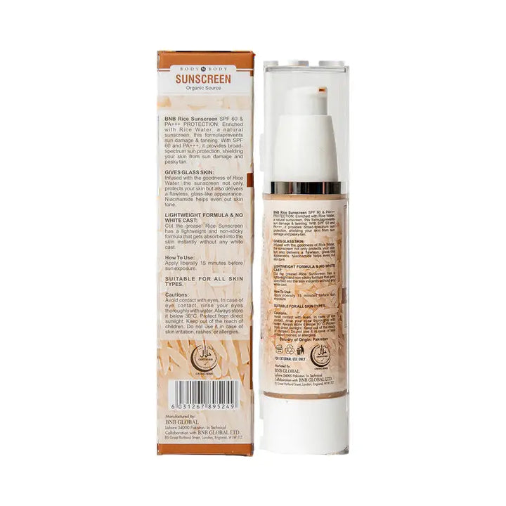 BNB Rice Extract Sunscreen Serum SPF-60