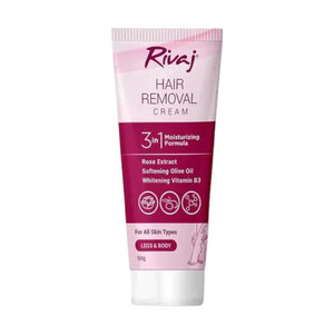 Rivaj Hair Removal Cream 50 Grams – Painless Hair Removal Cream