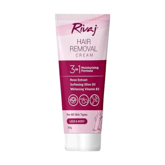 Rivaj Hair Removal Cream 50 Grams – Painless Hair Removal Cream
