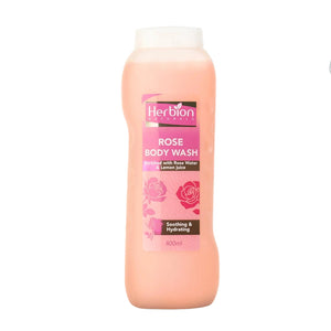 Herbion Rose Blossom Body Wash 400ml – Hydrating & Glow Boosting Body Wash