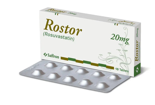 Rostor 20mg Tablet – Cholesterol Reduction & Heart Disease Prevention