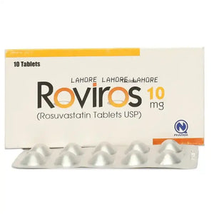 Roviros Rosuvastatin 10mg Tablets – Available in Pakistan
