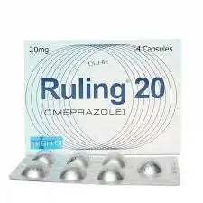Ruling Capsules 20mg – Omeprazole for Heartburn, Indigestion & Stomach Ulcers