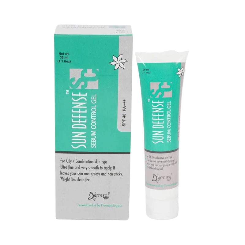 Dermsol Sun Defense Sebum Control Oil-Free SPF Gel — Acne & Pimples