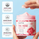 SADOER Rose Body Butter Lotion – Moisturizing & Brightening Body Cream 200g photo 2