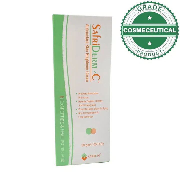 SAFRIDERM-C ANTIOXIDANT SKIN BRIGHTENING CREAM 30ml Safrin pharma