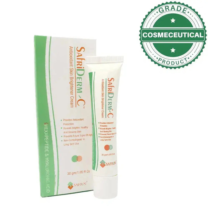 SAFRIDERM-C ANTIOXIDANT SKIN BRIGHTENING CREAM 30ml – Pack of 2