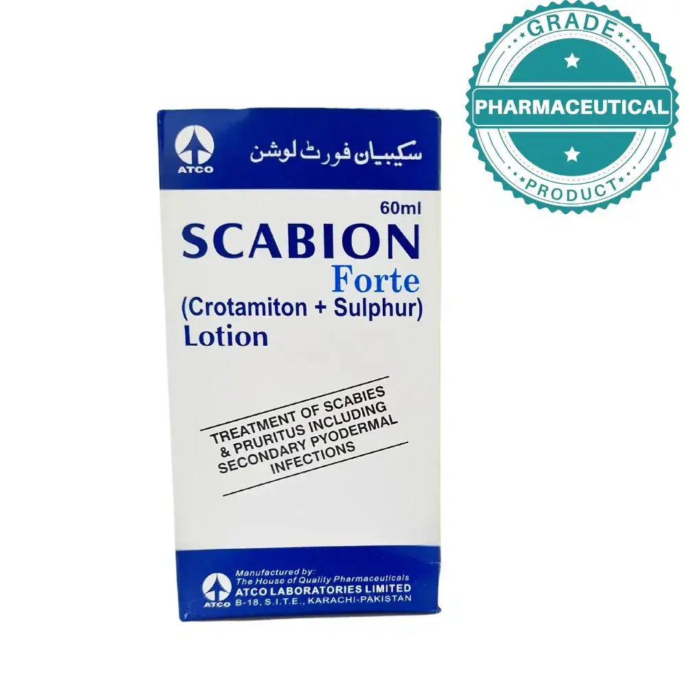 Scabion Forte Lotion 60ml | (Crotamiton+sulphure)
