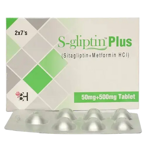 S-Gliptin Plus 50/500 – Sitagliptin & Metformin Tablets