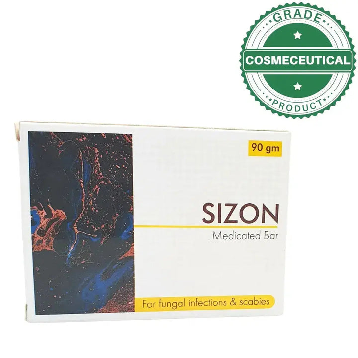 Sizon Bar (Sulphur + Zinc) - Acne-Prone & Oily Skin Treatment | 90gm | derma.pk Wisdom Pharma